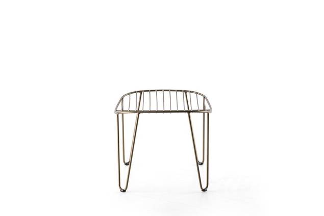 Montreal Tabouret d'extérieur acier inoxydable 4