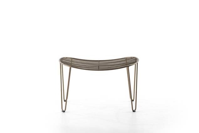 Montreal Tabouret d'extérieur acier inoxydable 6