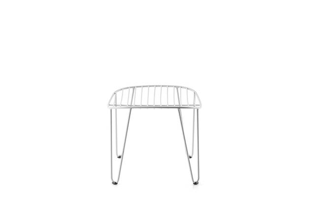 Montreal Tabouret d'extérieur acier inoxydable 2