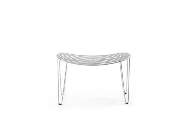 Montreal Tabouret d'extérieur acier inoxydable 4