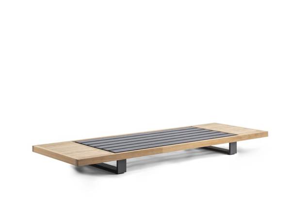 Amalfi 2er Loungebank Aluminium 1