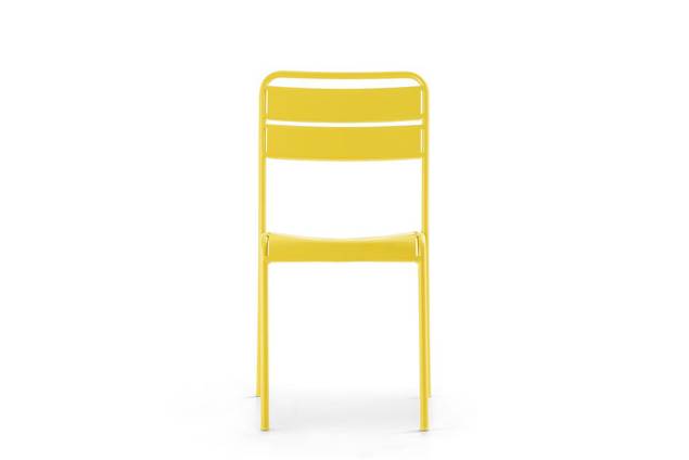 Quito Chaise de jardin empilable acier 6
