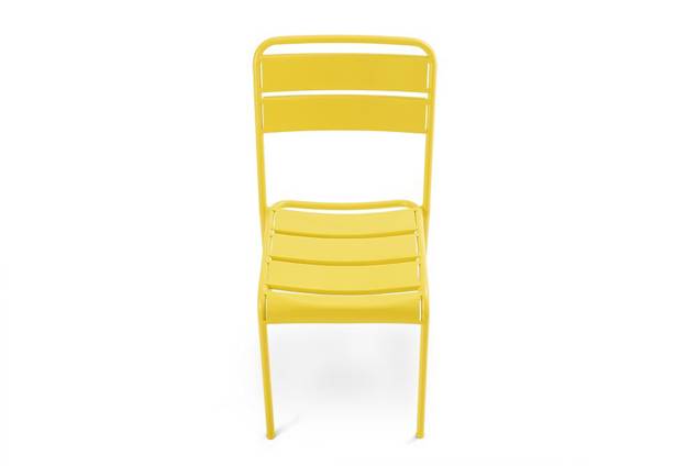 Quito Chaise de jardin empilable acier 8