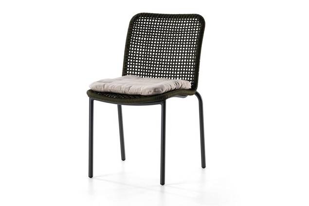 Palma Chaise de jardin empilable aluminium 1
