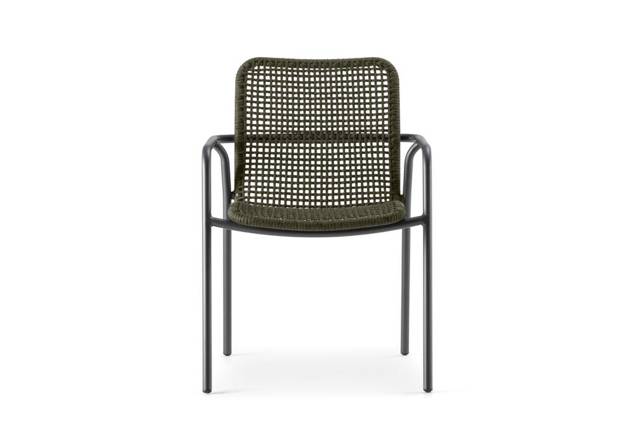 Palma Chaise de jardin empilable aluminium 2