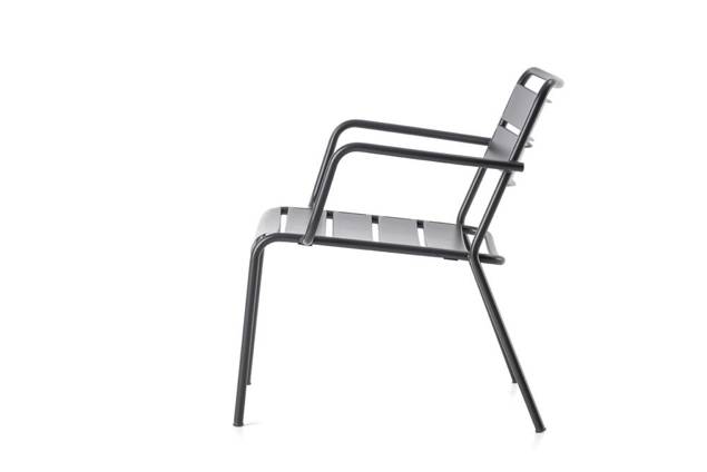 Quito Fauteuil lounge acier 1