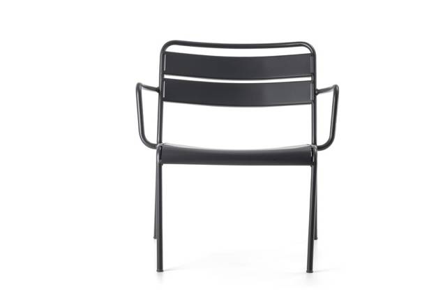 Quito Fauteuil lounge acier 3