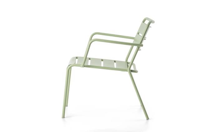 Quito Fauteuil lounge acier 1
