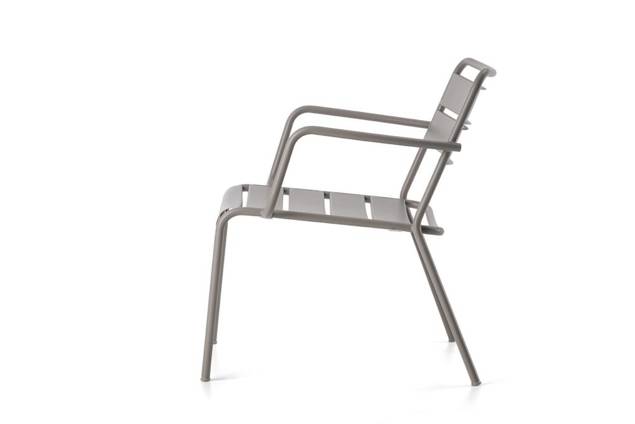 Quito Fauteuil lounge acier 2