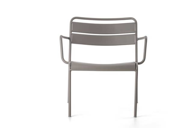 Quito Fauteuil lounge acier 6