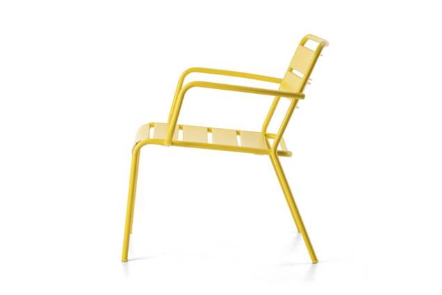 Quito Fauteuil lounge acier 1