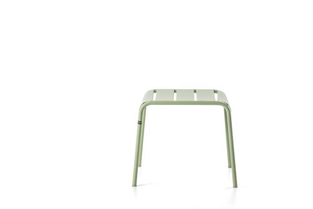Quito Tabouret lounge empilable acier 1