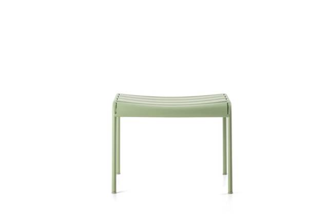 Quito Tabouret lounge empilable acier 2