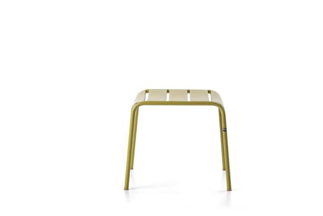 Quito Tabouret lounge empilable acier 1