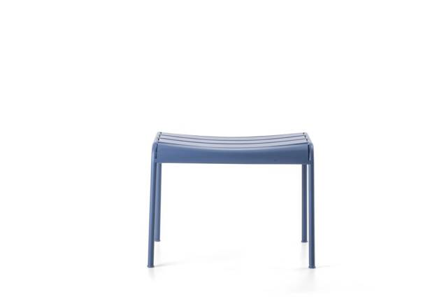 Quito Tabouret lounge empilable acier 2