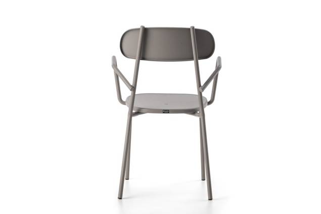 Cadiz Chaise de jardin empilable acier 4