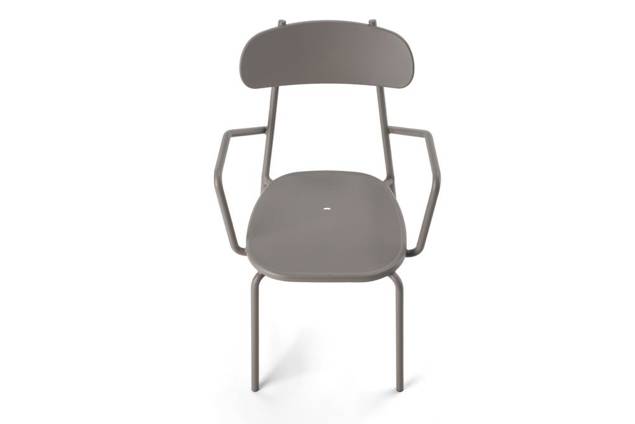 Cadiz Chaise de jardin empilable acier 8