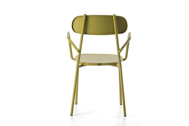 Cadiz Chaise de jardin empilable acier 4