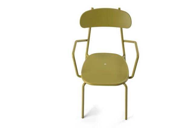 Cadiz Chaise de jardin empilable acier 8