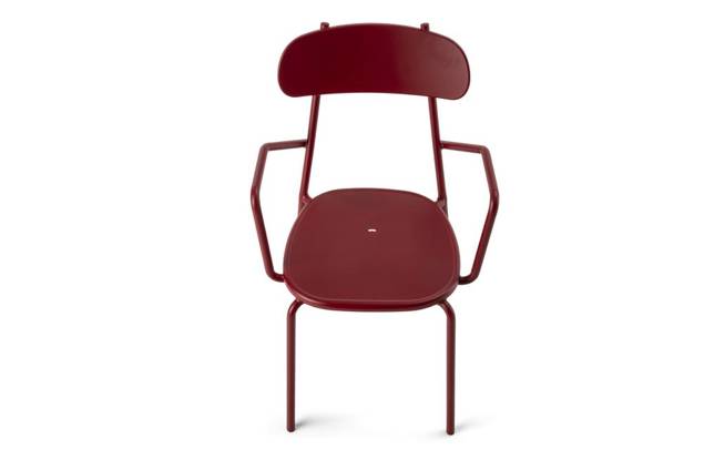 Cadiz Chaise de jardin empilable acier 8