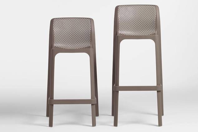 Net Stool Barstuhl mini stapelbar Kunststoff 2