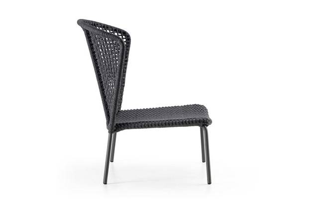 Ravenna Fauteuil lounge haut aluminium 1