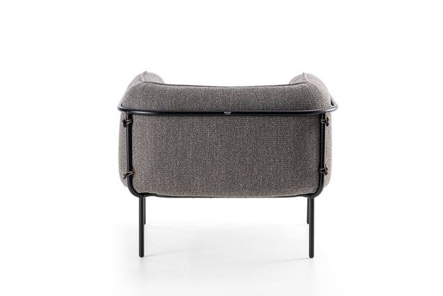 Lipari Fauteuil lounge acier 4