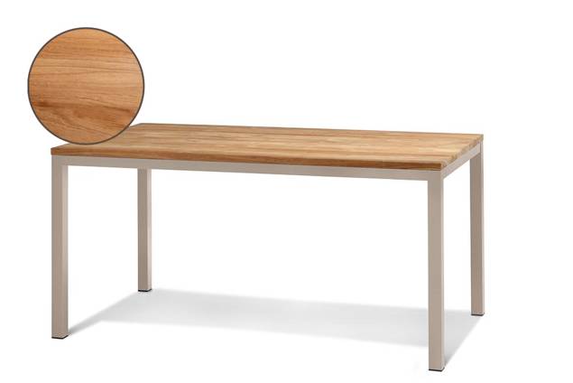 Kopenhagen Table de jardin aluminium 220x100 cm
