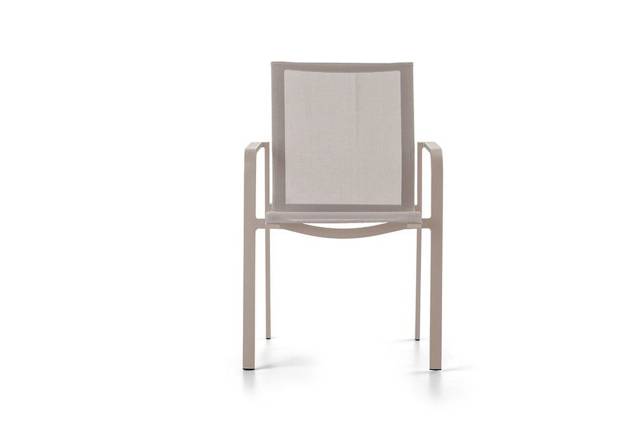 Porto Chaise de jardin empilable aluminium 6