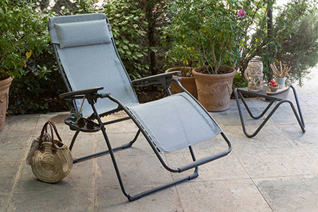 Futura XL Fauteuil de relaxation Clippé XL pliant acier 3