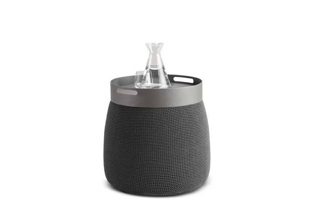 Marsala Pouf d'extérieur S anthracite 4