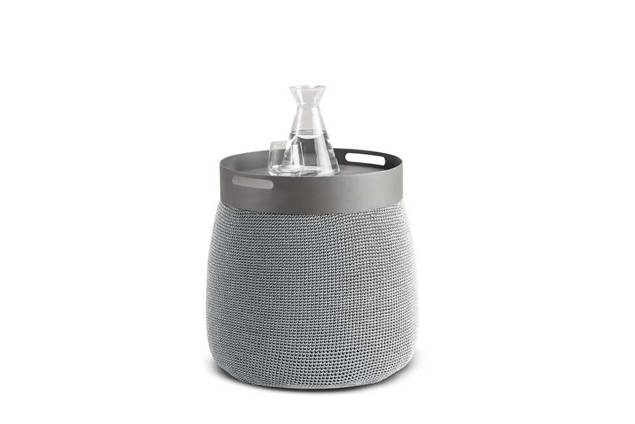 Marsala Pouf d'extérieur S gris 4