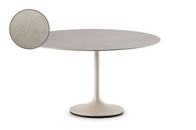 Ontario Loungetisch rund Edelstahl Ø 90 cm