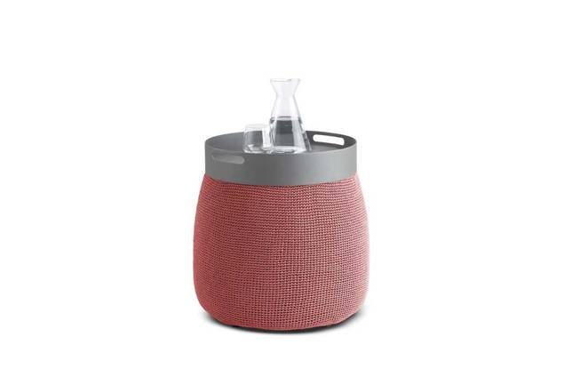 Marsala Pouf d'extérieur S corail 4