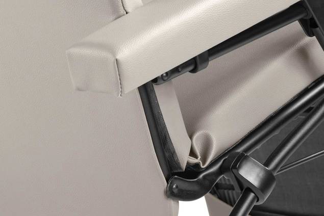 Oxygène Fauteuil de relaxation Clippé pliant acier 9