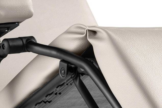Oxygène Fauteuil de relaxation Clippé pliant acier 11