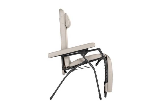 Oxygène Fauteuil de relaxation Clippé pliant acier 1