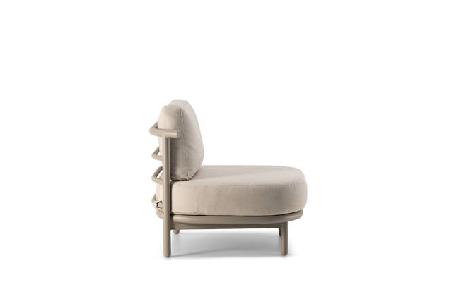 Taormina Loungesessel Aluminium 1