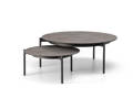Taormina Set de table de salon ronde aluminium 1