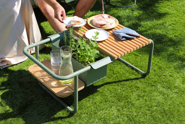 Sorrento Loungetisch Aluminium 84x46 cm 1