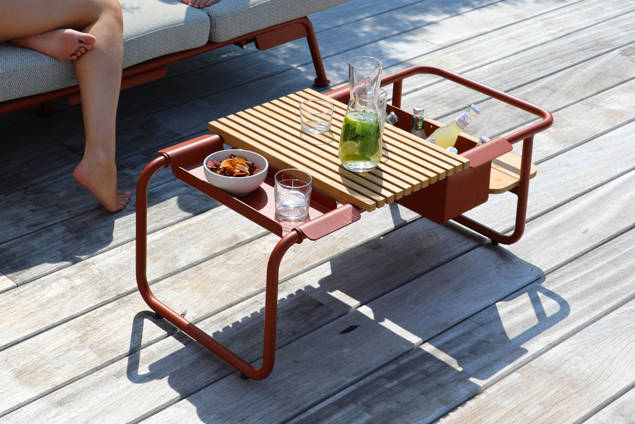 Sorrento Loungetisch Aluminium 84x46 cm 2