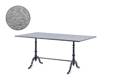Nostalgie Table de jardin fonte d'acier 200x110 cm