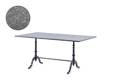 Nostalgie Table de jardin fonte d'acier 130x80 cm