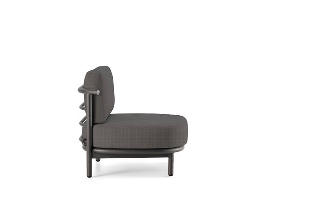 Taormina Loungesessel Aluminium 2