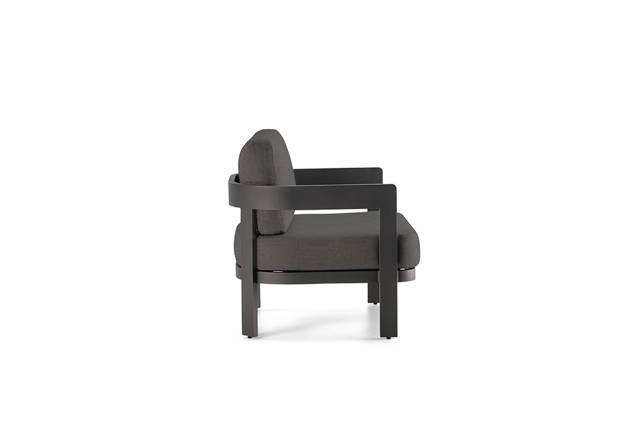 Bastia Loungesessel Aluminium 1