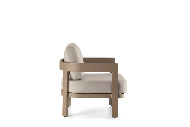 Bastia Loungesessel Aluminium 1