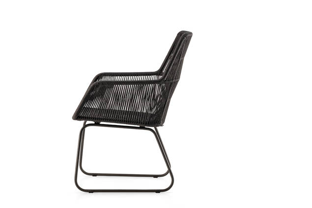 Brighton Chaise de jardin dossier haut acier inoxydable 2