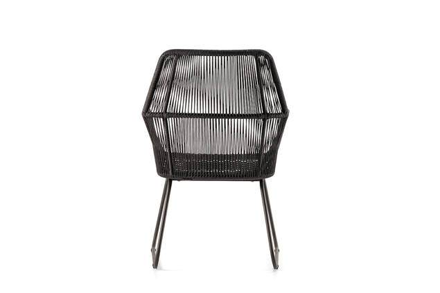 Brighton Chaise de jardin dossier haut acier inoxydable 3