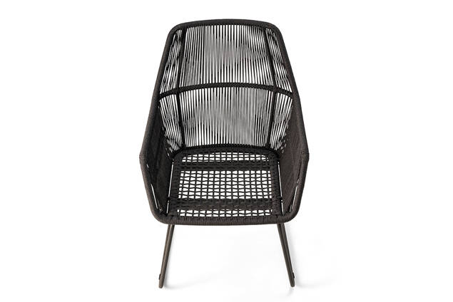 Brighton Chaise de jardin dossier haut acier inoxydable 5