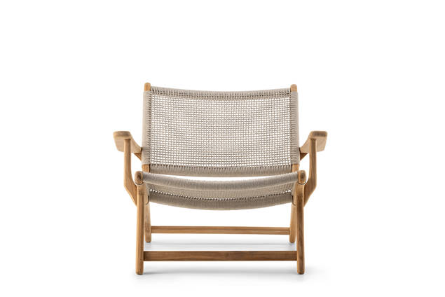 Beja Fauteuil lounge bois 6